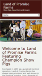 Mobile Screenshot of landofpromisefarms.com